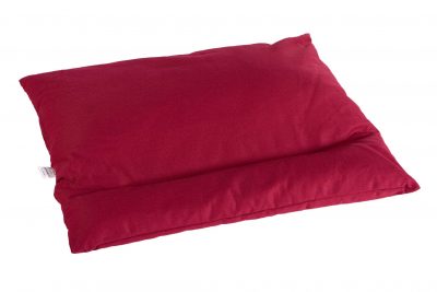 Grikių lukštų pagalvė (60x50 cm, bordo)