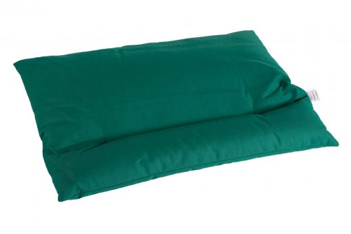 Grikių lukštų pagalvė (60x50 cm, žalia)